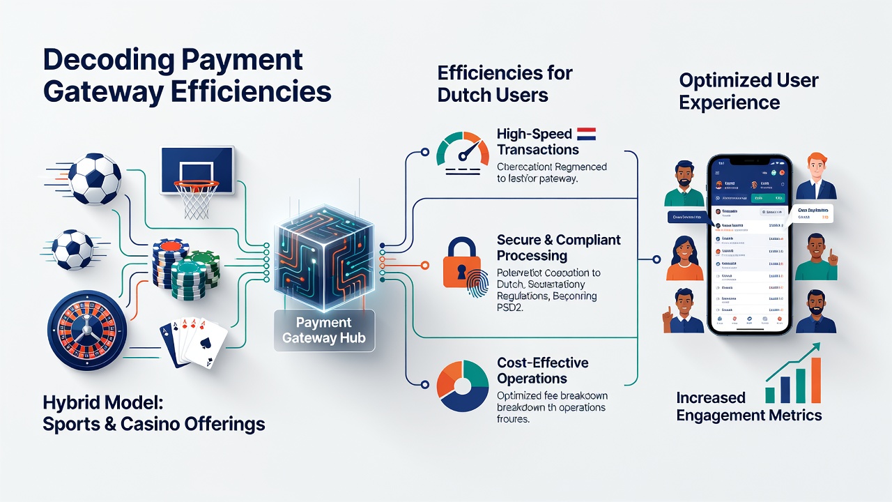 Grafiek die transactiesnelheden en efficiëntie vergelijkt tussen traditionele en hybride betalingsgateways