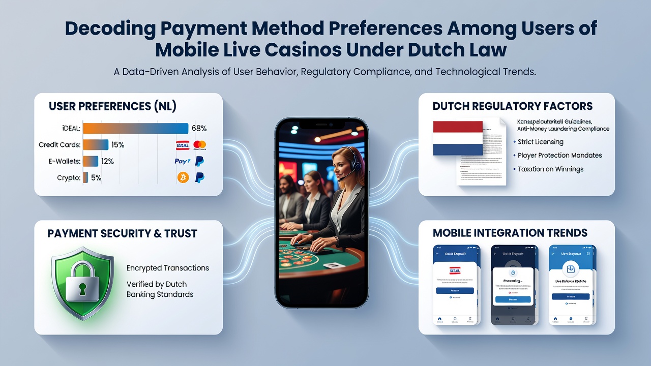 Grafiek van betalingsmethodes in Nederlandse mobiele casino apps