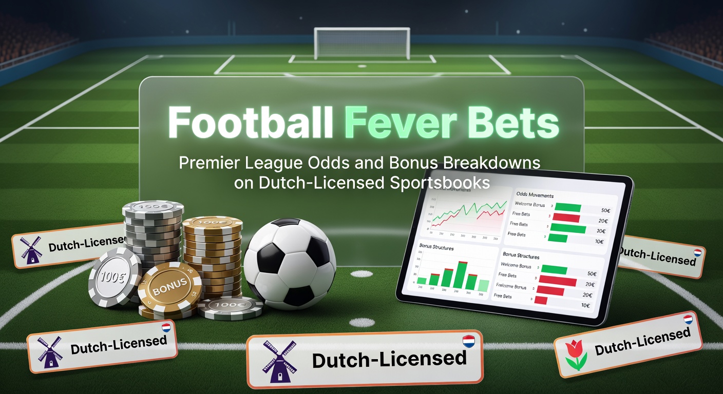Spannende Premier League wedstrijd met fans en odds-schermen op een sportsbook-platform
